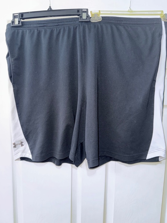 Under Armour Other - Under Armour Black with White Side-Panel Men's Athletic Shorts 3XL Loose fit.